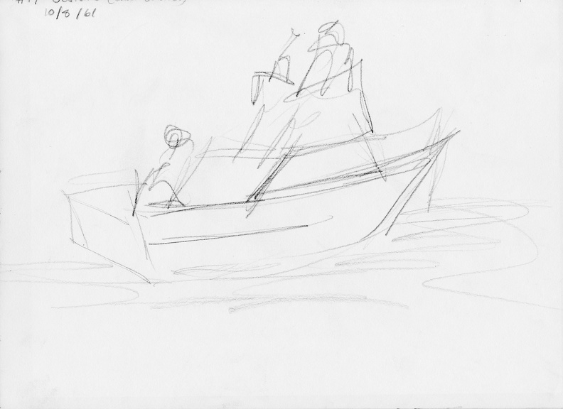 #5 Gesture 10/8/61 • Cabin Cruiser